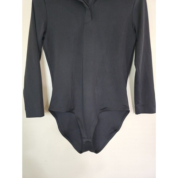 Nike DRI-FIT Forever Tucked Womens Polo Bodysuit Size Small Black - Picture 4 of 10